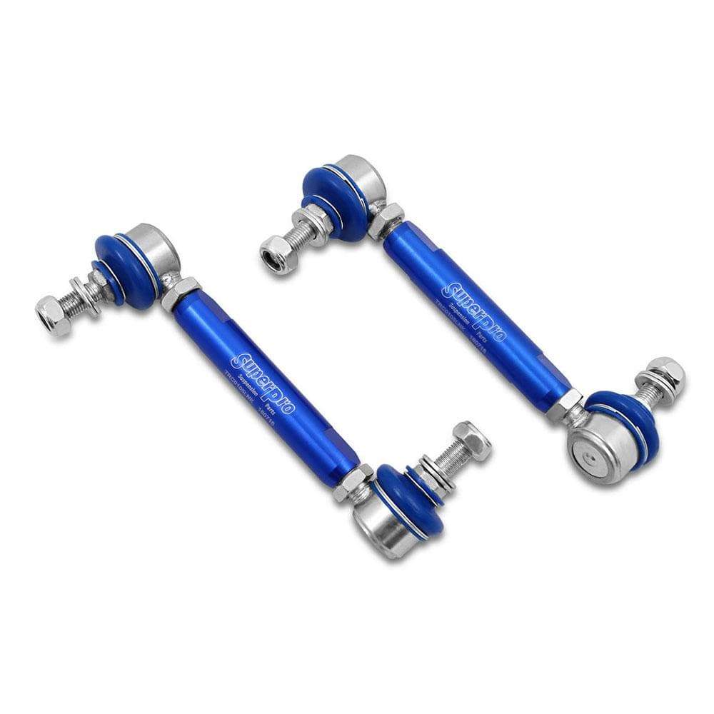 SuperPro 1991 Toyota MR2 Turbo Rear HD Adjustable End Link Set (10mm Studs 160mm-205mm Length)