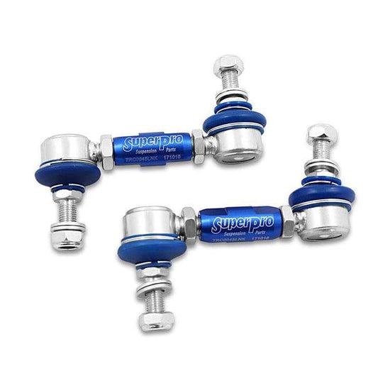 SuperPro 2004 Lexus RX330 0 Rear HD Adjustable End Link Set (10mm Studs 100mm-120mm Length)