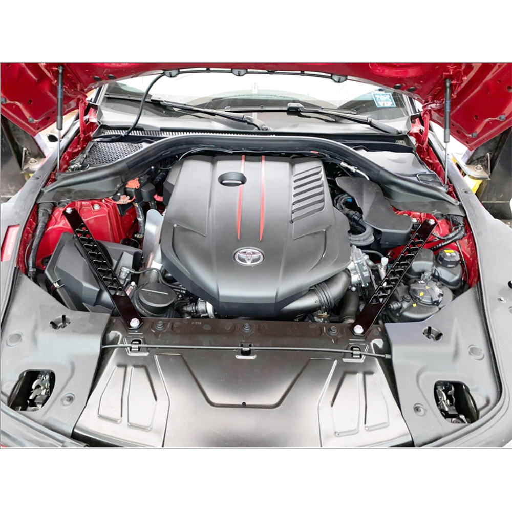 Torque Solution Billet Strut Cross Braces | 2020-2026 Toyota GR Supra (TS-GR-642S)