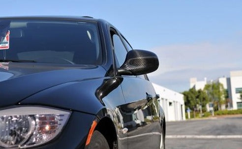 BMW E9X 3-SERIES REPLACEMENT CARBON FIBER MIRROR CAPS (LCI ONLY)