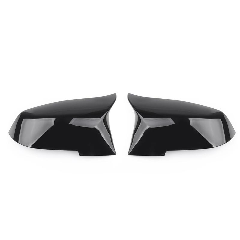 M Style Gloss Black Mirror Caps