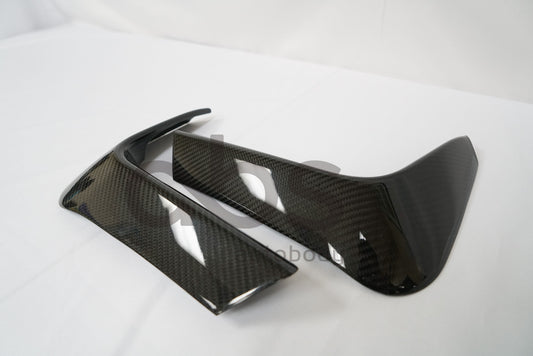 F8X REAR CARBON FIBER BUMPER SPLITTERS
