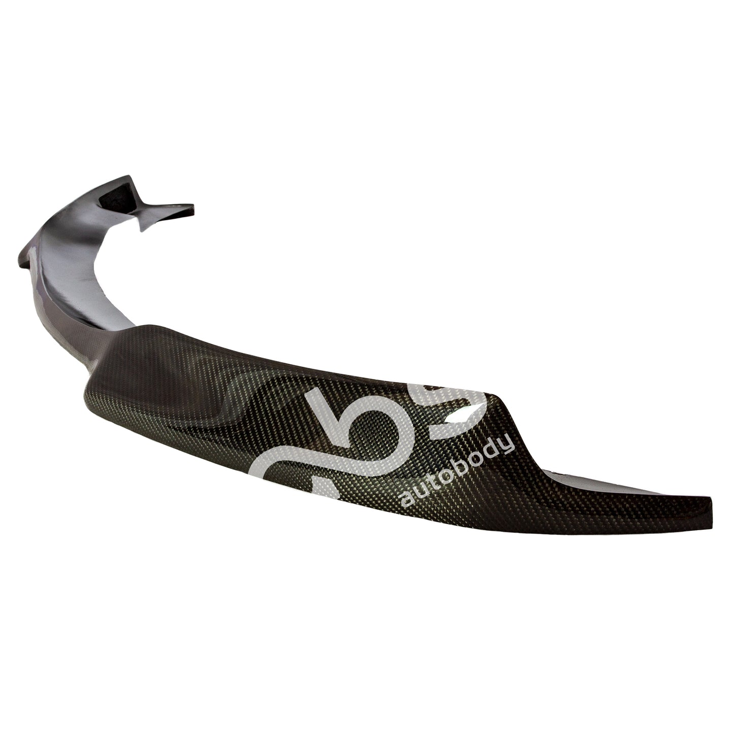 E9X M3 REP FRONT BUMPER V STYLE CARBON FIBER LIP