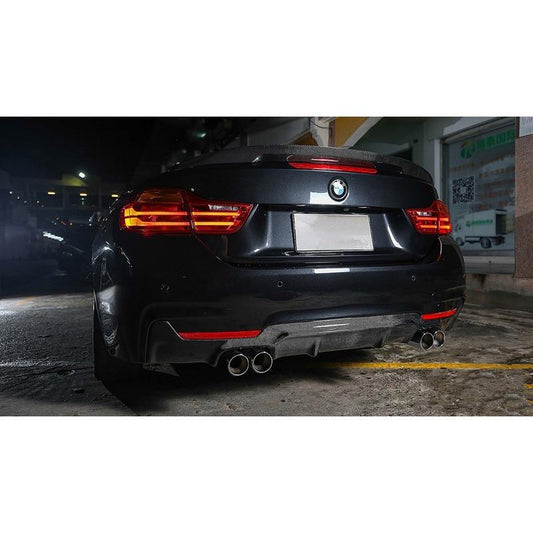 3D Style Carbon Fiber Diffuser - F32 4-series