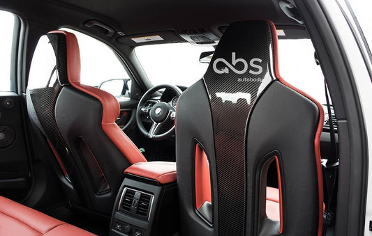 BMW F80 M3 / F82 M4 Carbon Fiber Seat Cover Set