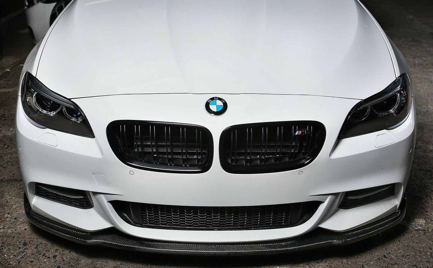 BMW F10 5-SERIES CARBON FIBER COMPETITION STYLE FRONT LIP