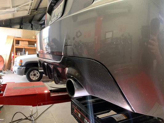 3-Fin Performance Style Carbon Fiber Diffuser - E92 3-series