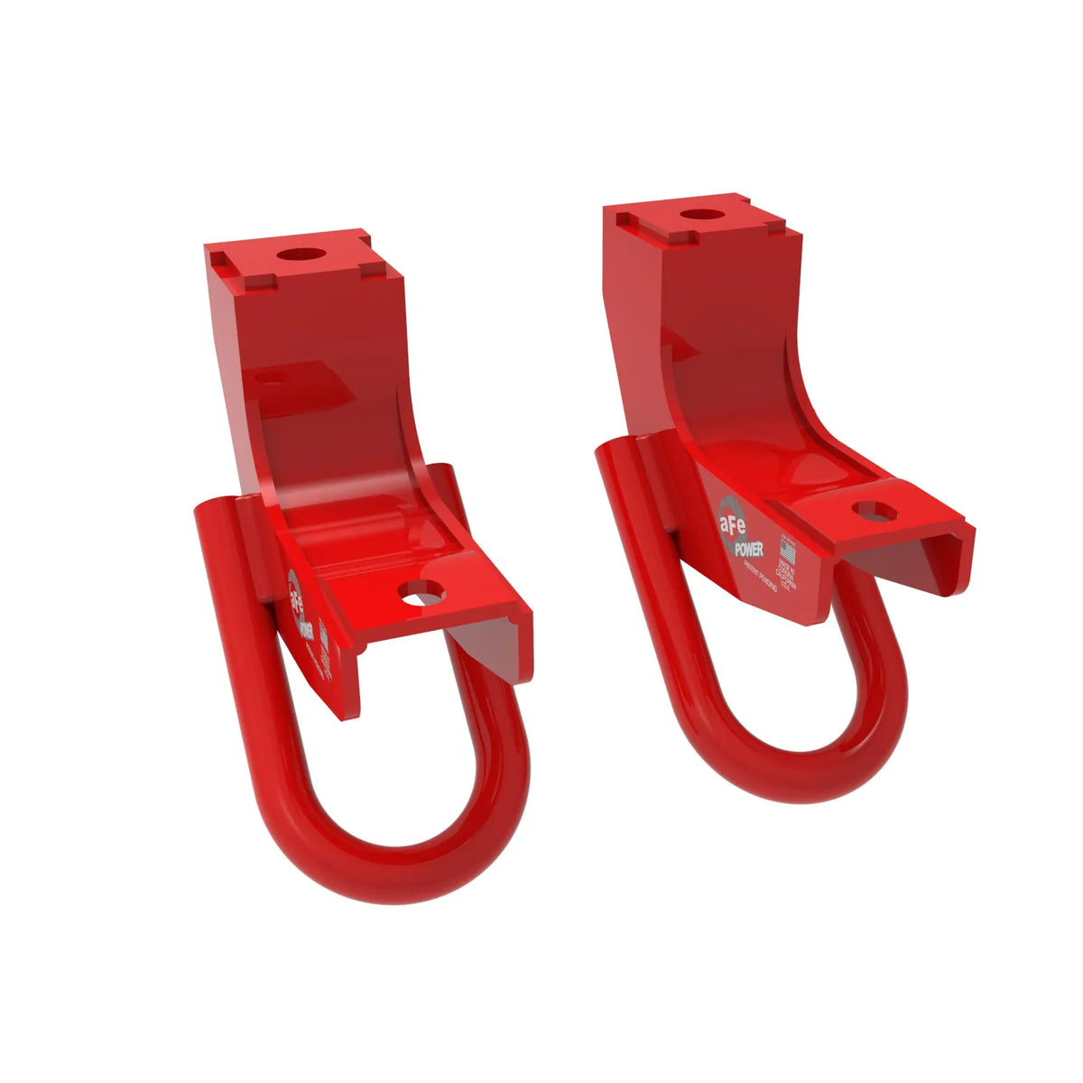 aFe Front Tow Hook Red 2022 Toyota Tundra 3.5L V6