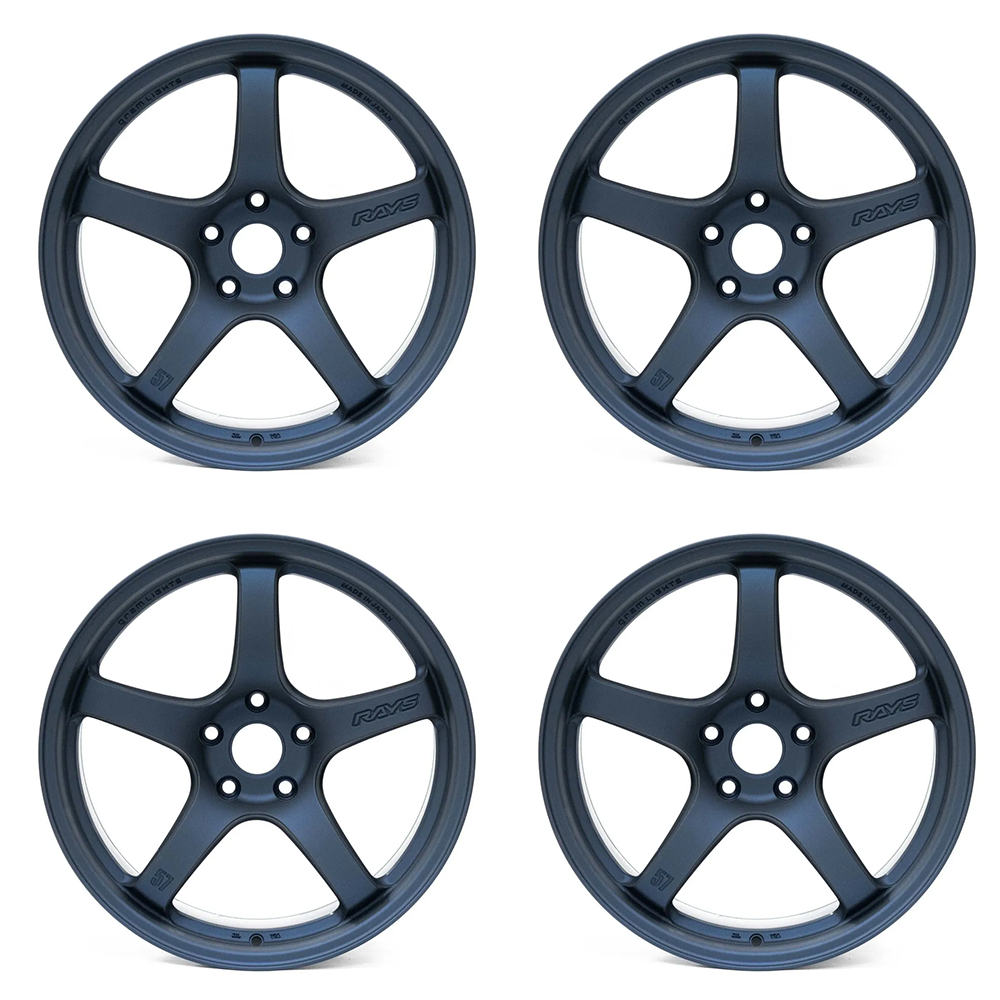 (set of 4) Gram Lights 57CR Admiral Blue | 18x9.5" +38mm | 5x100mm Wheel