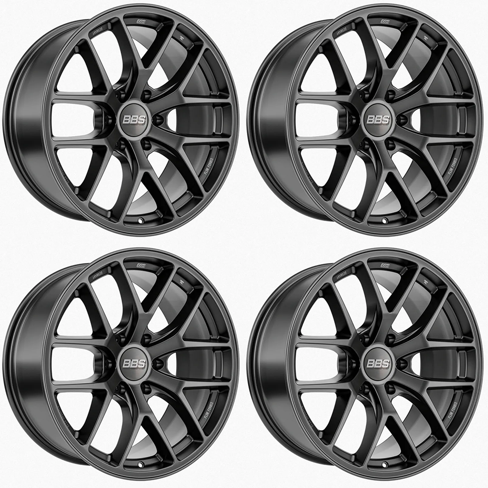 (set of 4) BBS TS-P Satin Black | 17x9" +0mm | 6x135mm Wheel