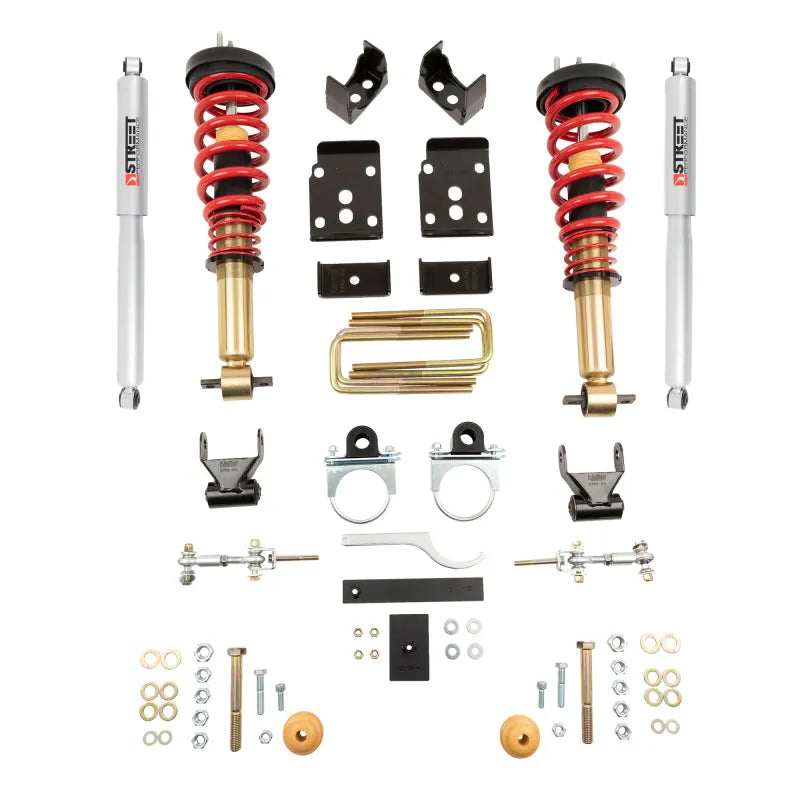 Belltech 1000SPC Height Adjustable Lowering Kit w/Coilovers for 15-20 Ford F150