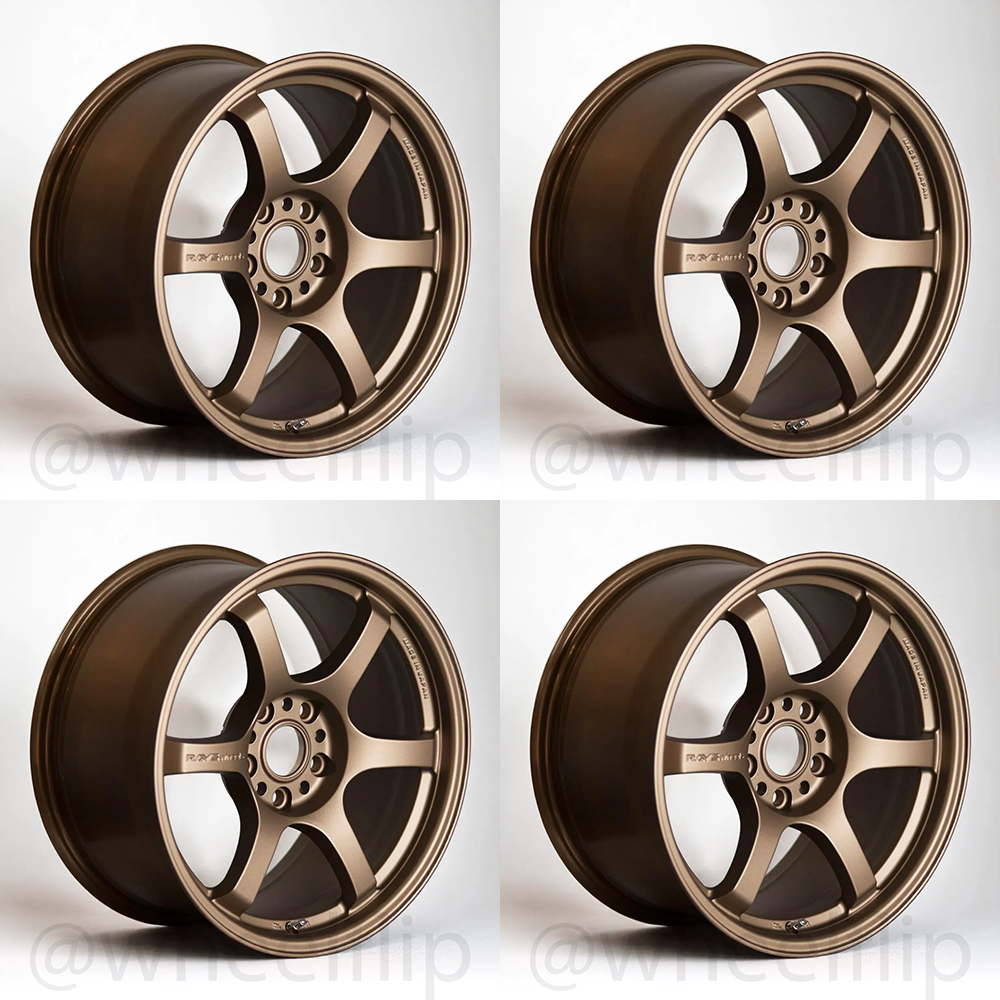 (set of 4) Gram Lights 57DR Bronze 2 | 17x9" +38mm | 5x114.3mm Wheel