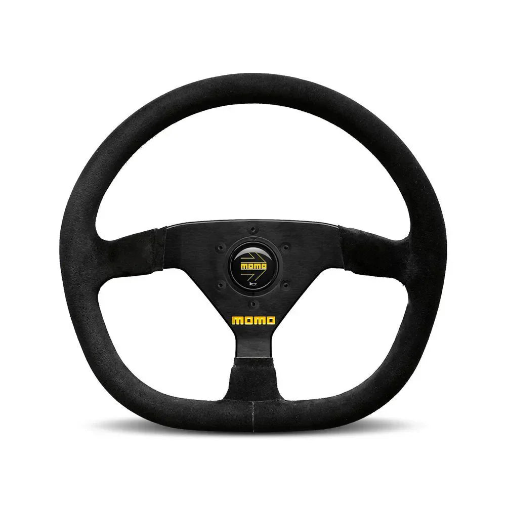 Momo MOD88 Steering Wheel 320 mm - Black Suede/Black Spokes