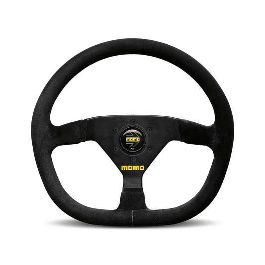 Momo MOD88 Steering Wheel 320 mm - Black Suede/Black Spokes