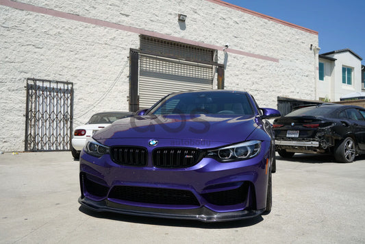 F8X V1 STYLE FRONT CARBON LIP