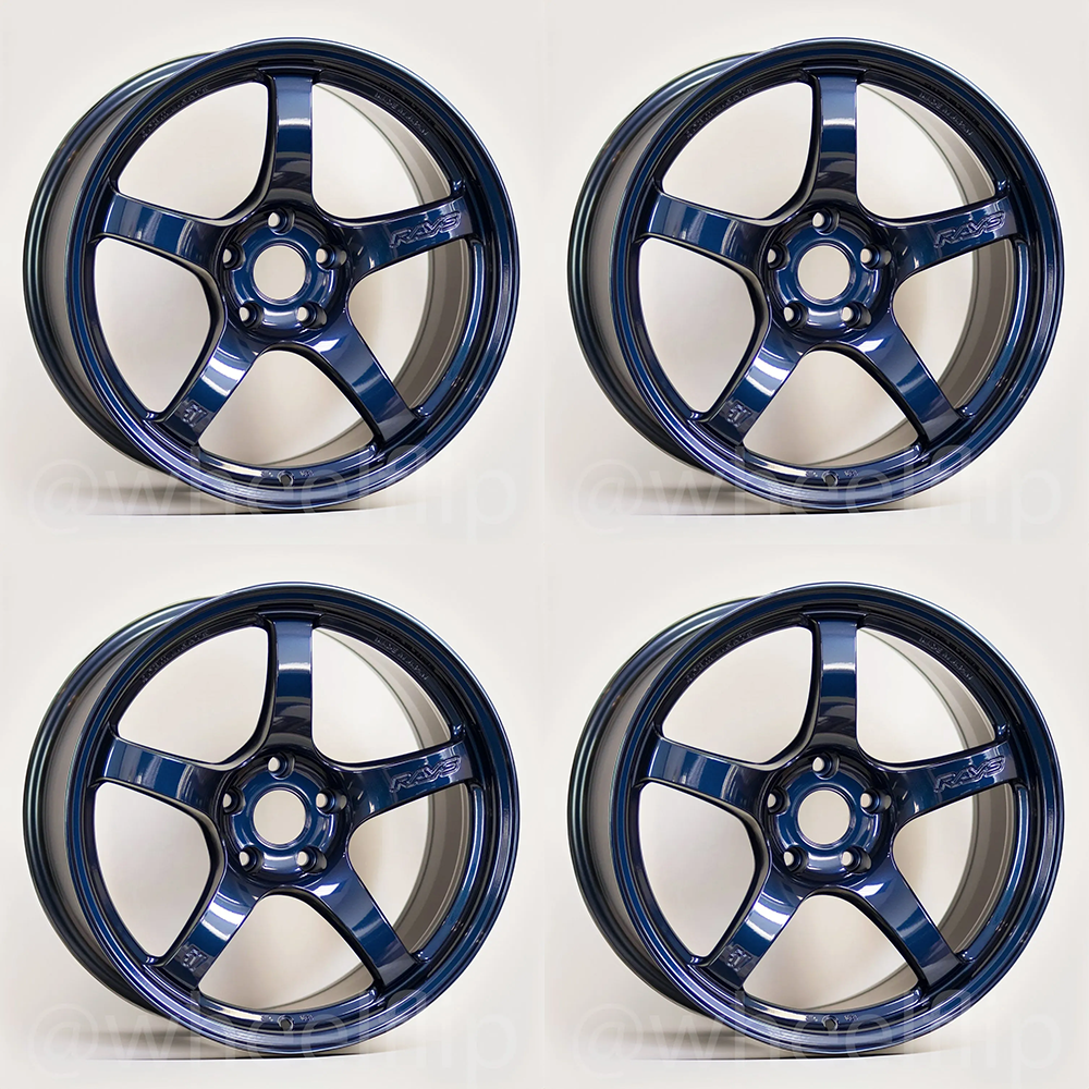 (set of 4) Gram Lights 57CR Eternal Blue | 18x10.5" +12mm | 5x114.3mm Wheel