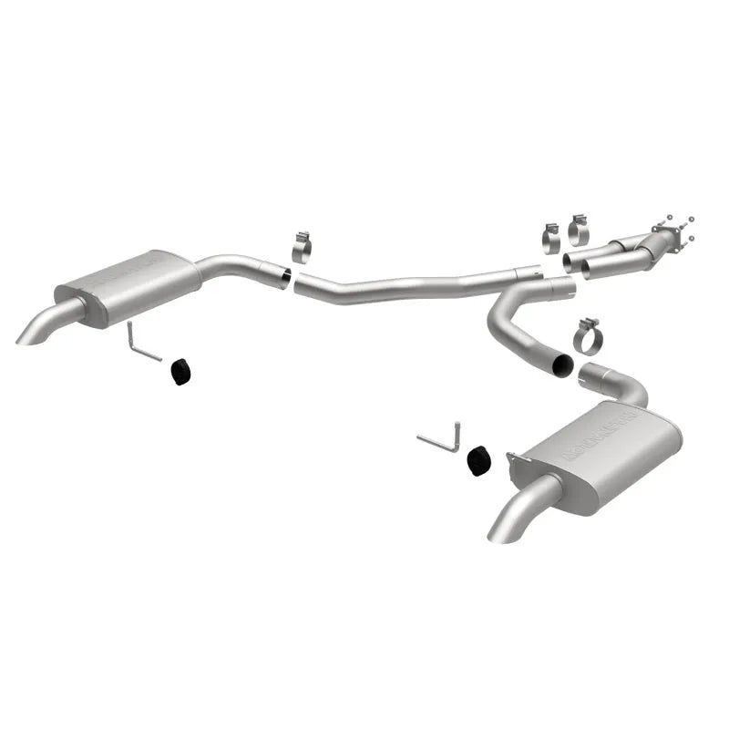 MagnaFlow 16710 Cat-Back Dual Split For 75-79 Corvette 5.7L