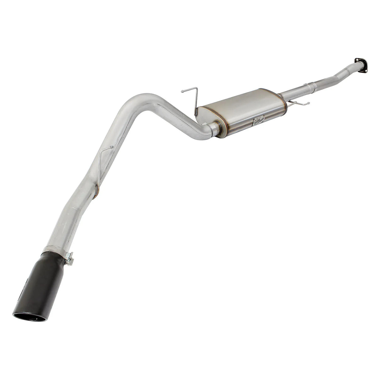 aFe MACH Force XP SS Exhaust 3in to 3.5in Cat-Back w/ Black Tip 15 Ford F-150 EcoBoost V6 2.7/3.5Ltt