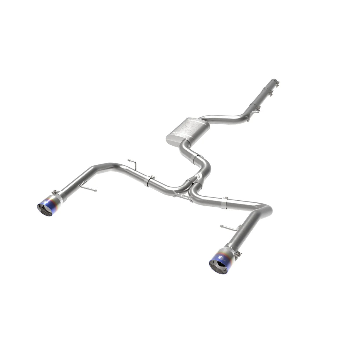 aFe 19-21 VW Jetta GLI (MKVII) L4-2.0L (t) MACH Force-Xp 304 SS Cat-Back Exhaust System Blue Tips