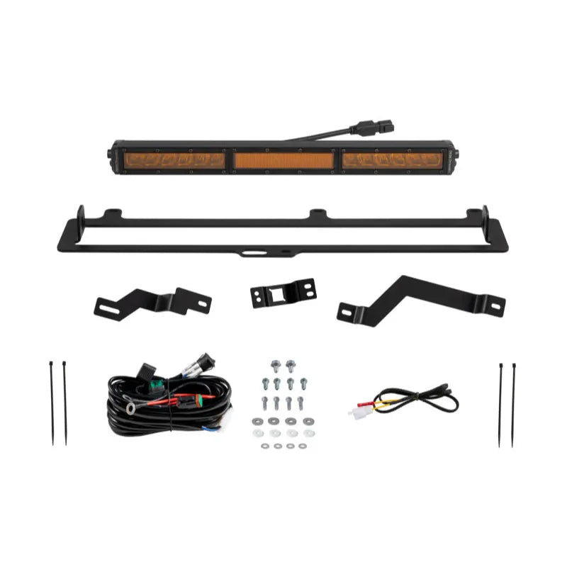 Diode Dynamics DD7416 Pro Grille Light Bar Amber Combo for 22+ Toyota Tundra TRD
