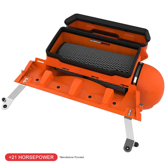 aFe 21-23 RAM 1500 TRX V8-6.2L SC Magnum FORCE Stage2 Orange Edition Cold Air Intake System w/Pro 5R