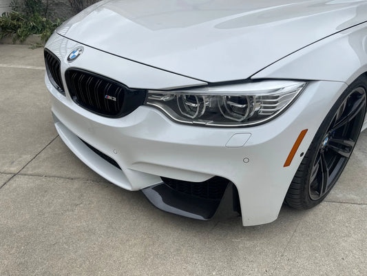 F8X FRONT CARBON FIBER SPLITTERS