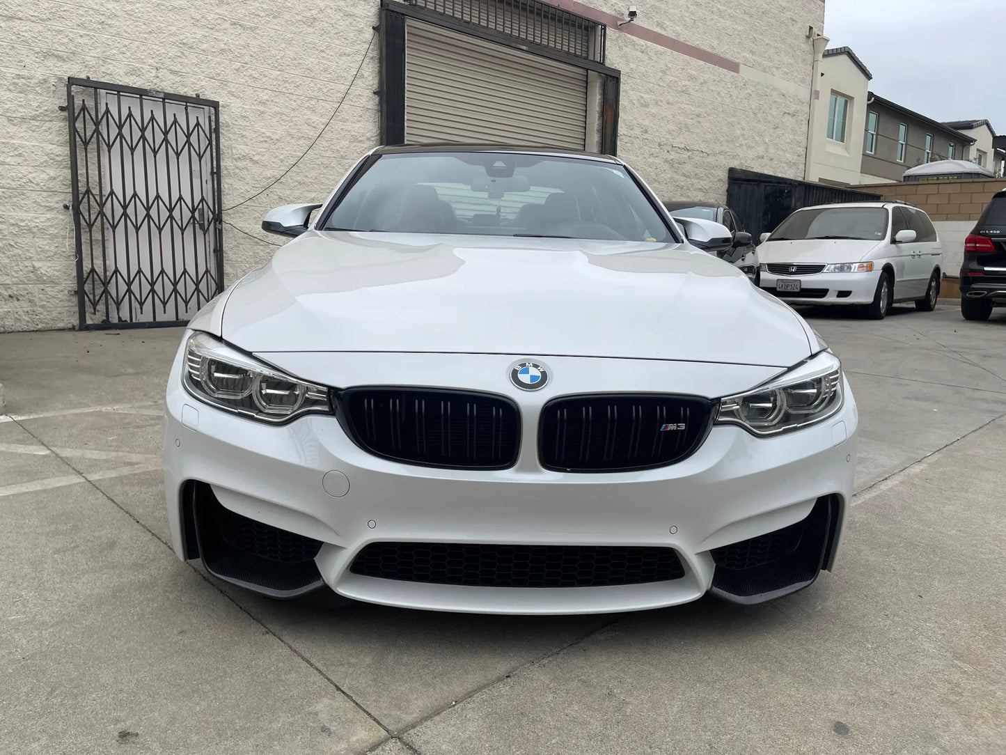 F8X FRONT CARBON FIBER SPLITTERS