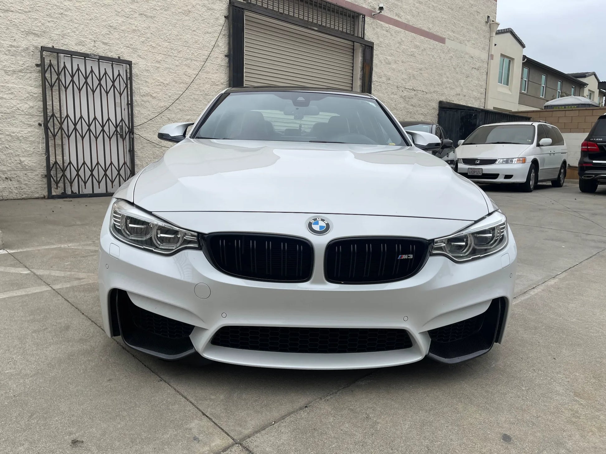 F8X FRONT CARBON FIBER SPLITTERS