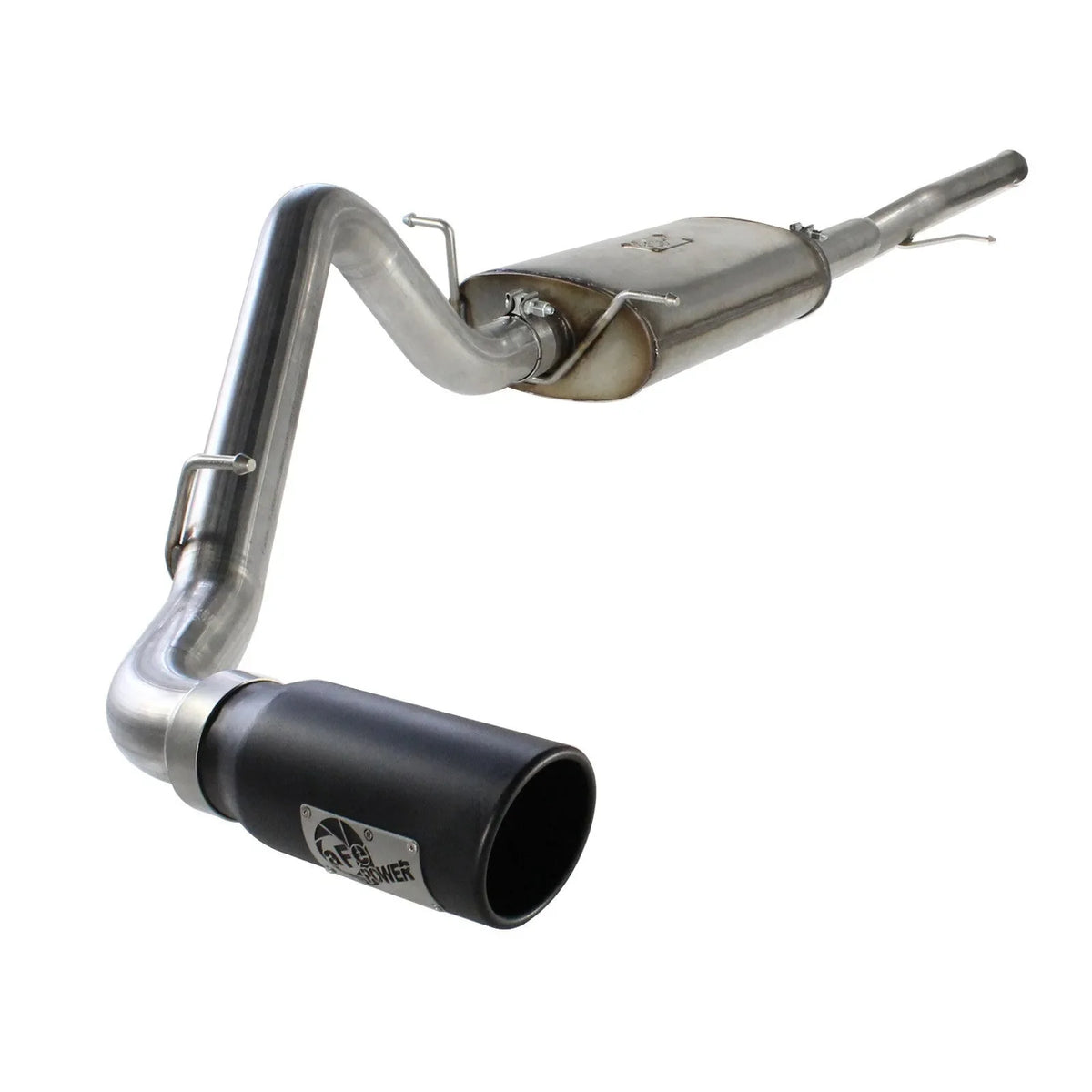 aFe MACH Force XP Exh CB, GM Silverado/Sierra 1500 2014 V*-5.3/6.2L Black tip