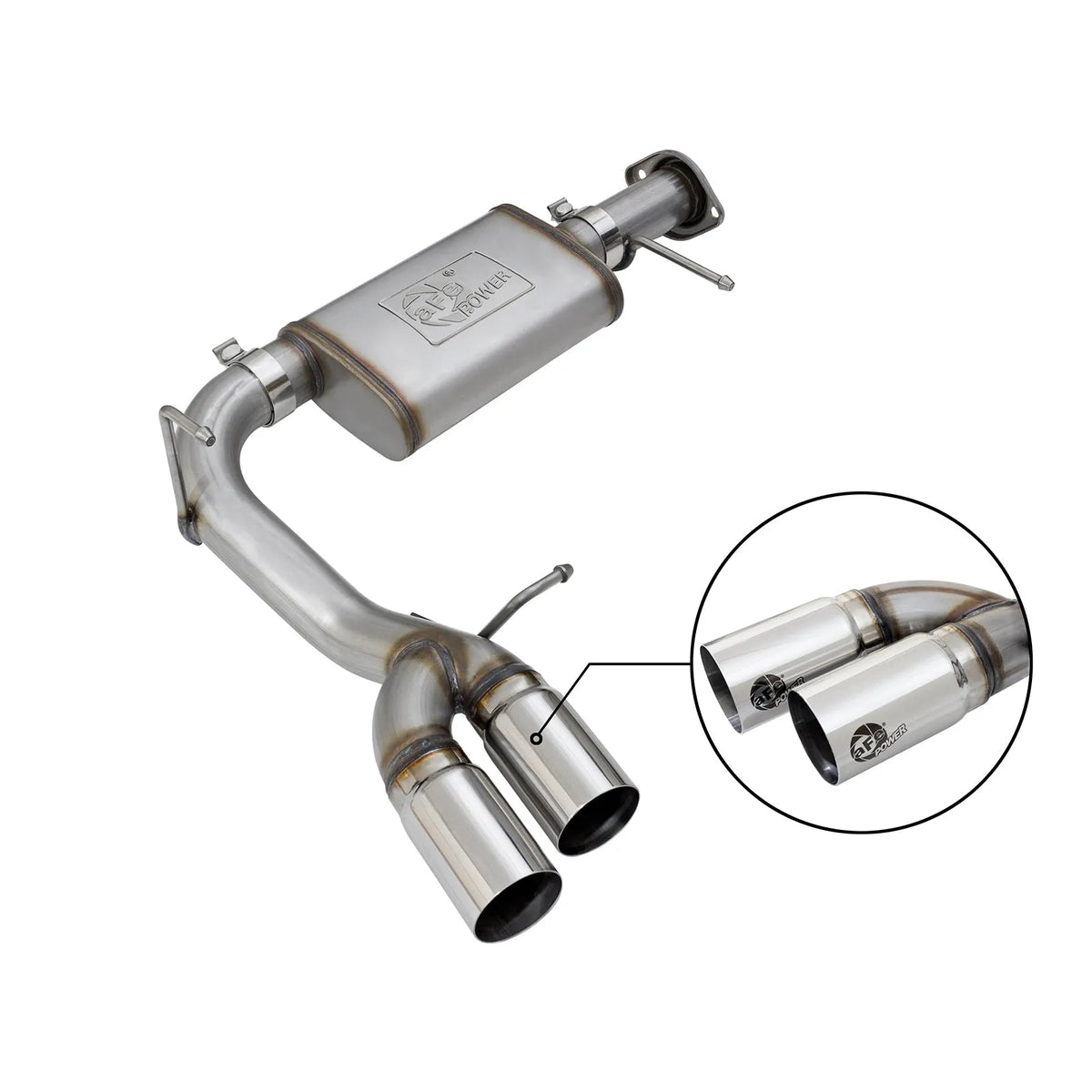 aFe MACH Force-XP 3in 409 SS Cat-Back Exhaust w/ Polished Tip 17-19 GM Colorado/Canyon V6-3.6L