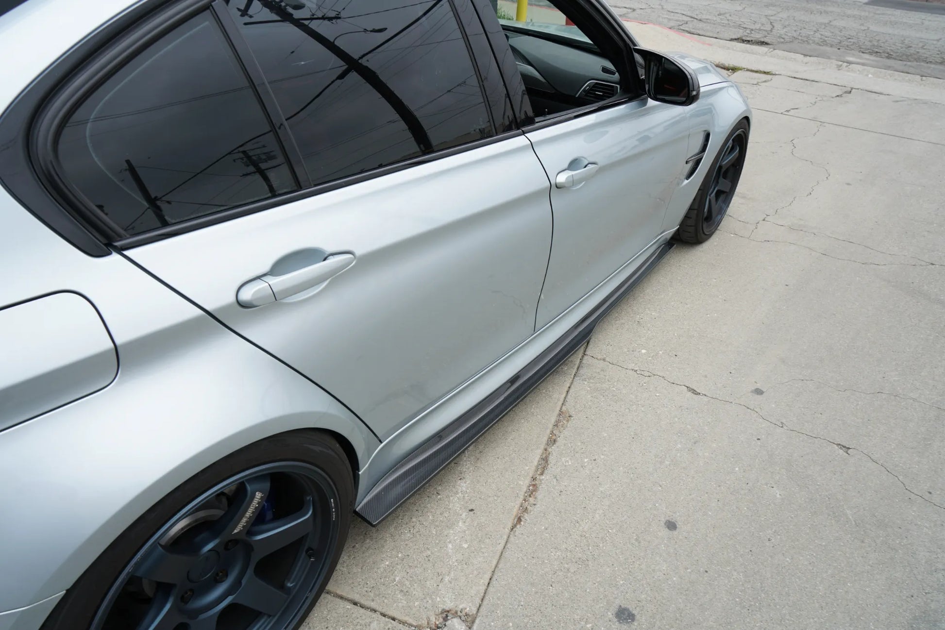 F8X M3 M4 PSM STYLE CARBON FIBER STYLE SIDE SKIRT EXT
