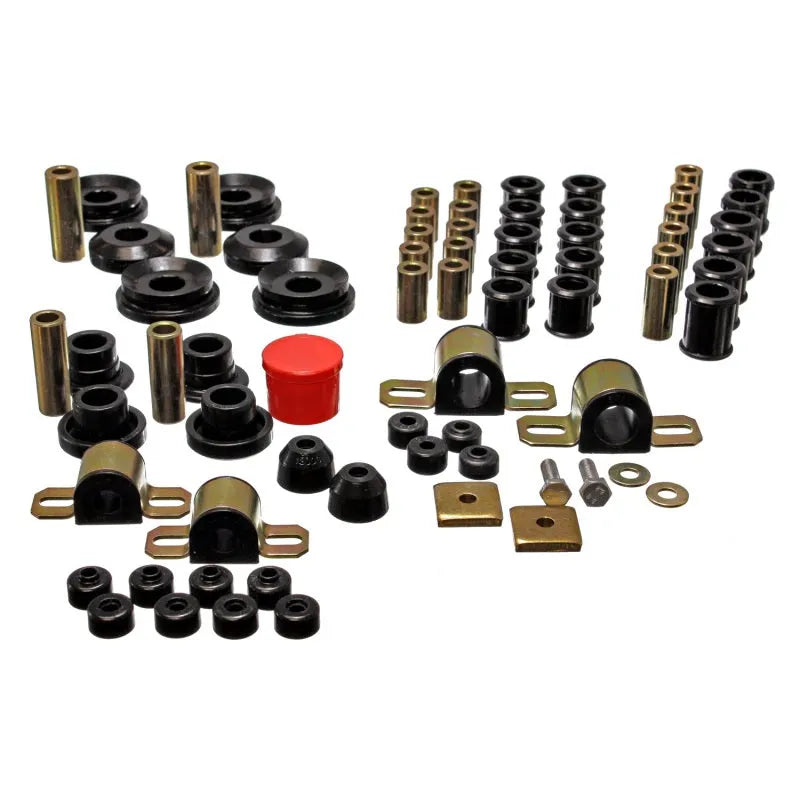 Energy Suspension 7.18107G Hyper-Flex Bushing Kit - Black For 95-98 Nissan 240SX