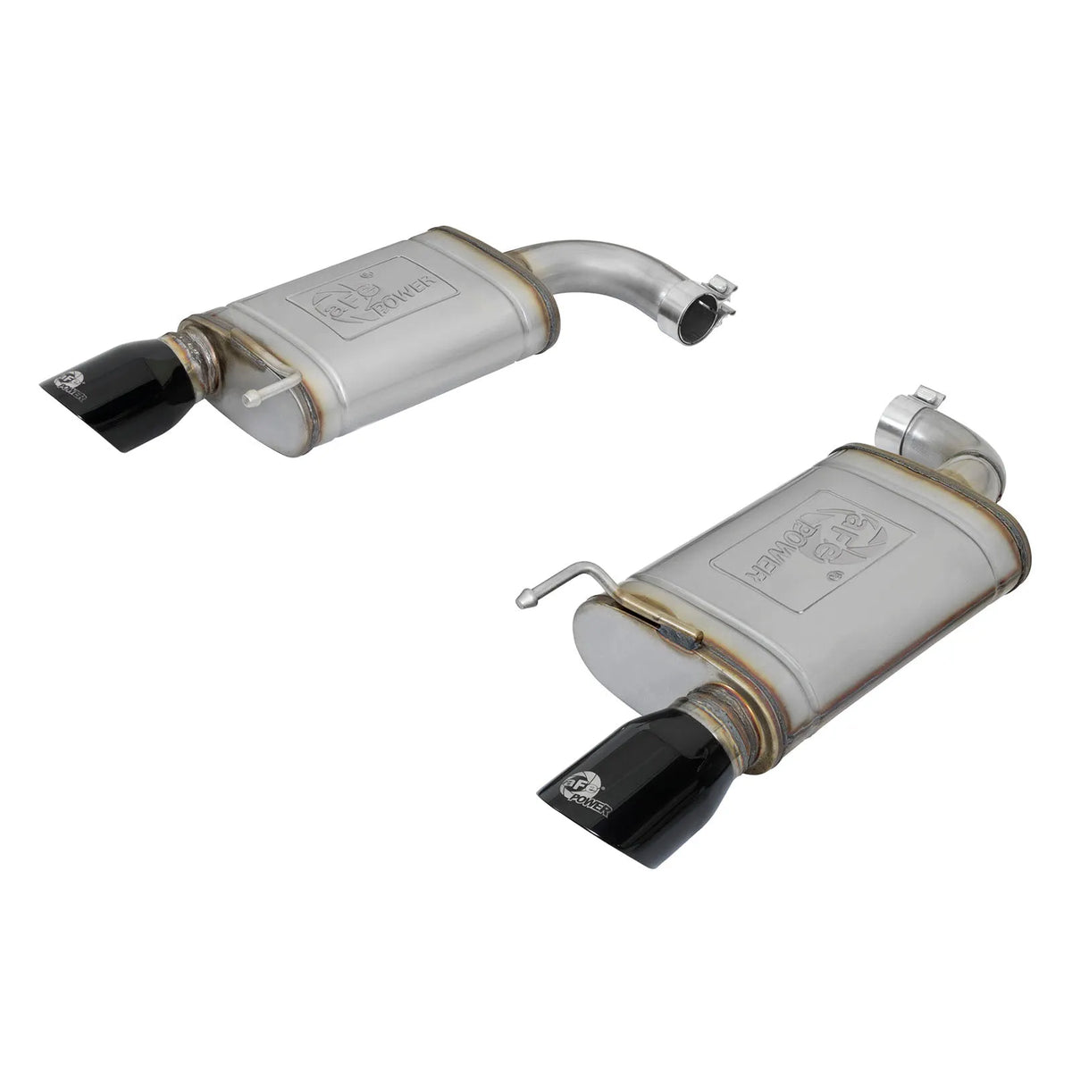 aFe MACH Force XP 2.5in 409 Stainless Axle Back Exhaust w/ Black Tips 15-17 Ford Mustang I4-2.3L (t)