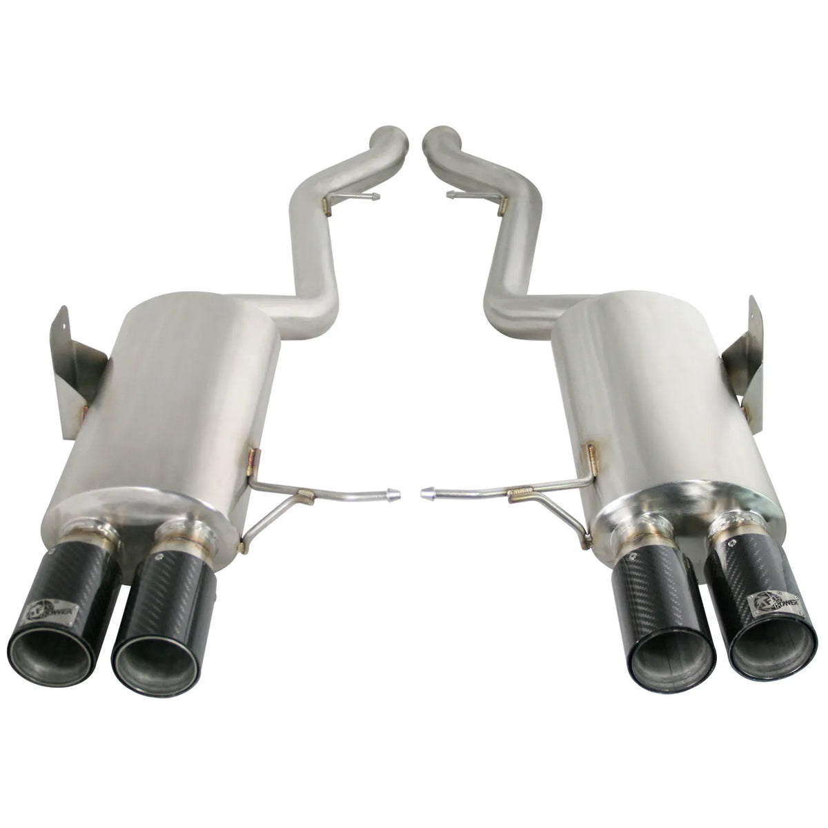aFe MACH Force XP Exhaust Cat-Back 2.5in Dia Carbon Fiber Tips SS-304 08-13 BMW M3 (E90) V8 4.0L