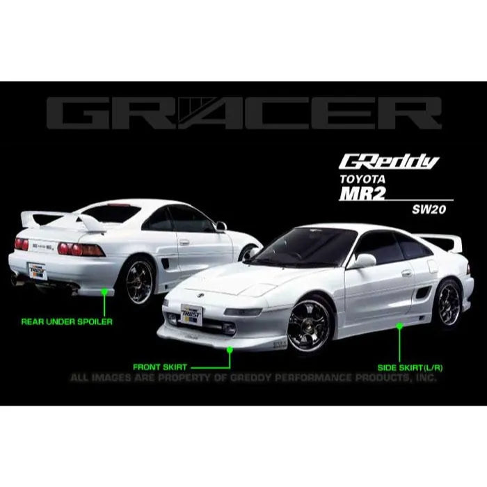 GReddy 17010063 MR-2 Side Skirts (2 pcs) For 90-96 Toyota MR-2