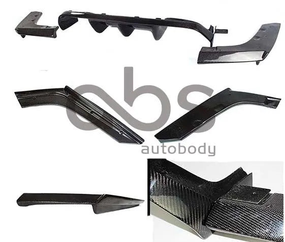 F8X M3 M4 V1 STYLE DIFFUSER 3 PIECE CARBON