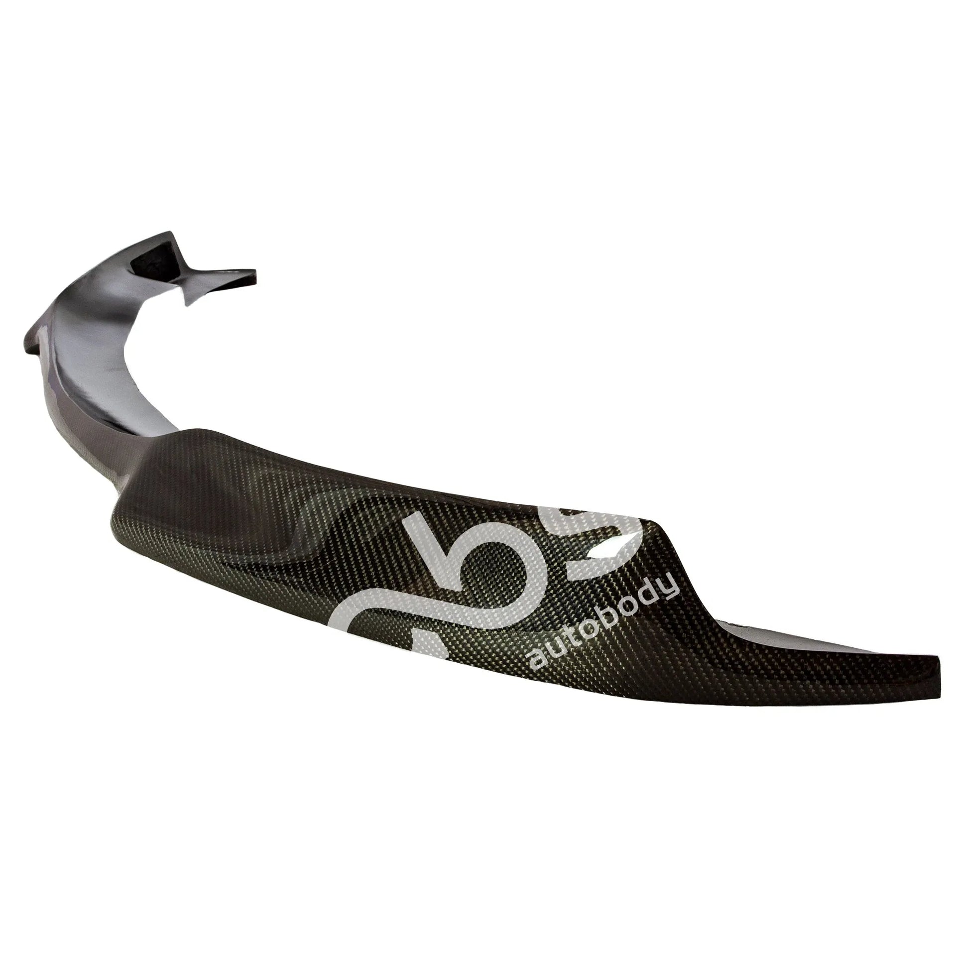 E9X M3 REP FRONT BUMPER V STYLE CARBON FIBER LIP