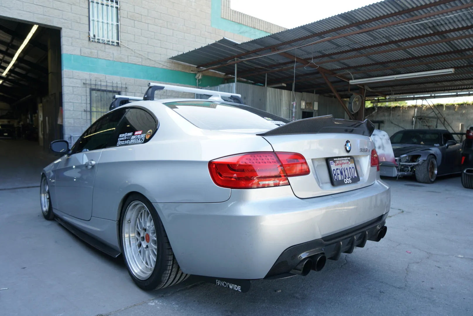 E92 V2 Carbon fiber Spoiler