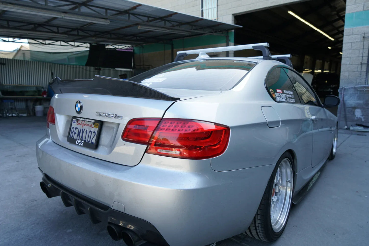E92 V2 Carbon fiber Spoiler
