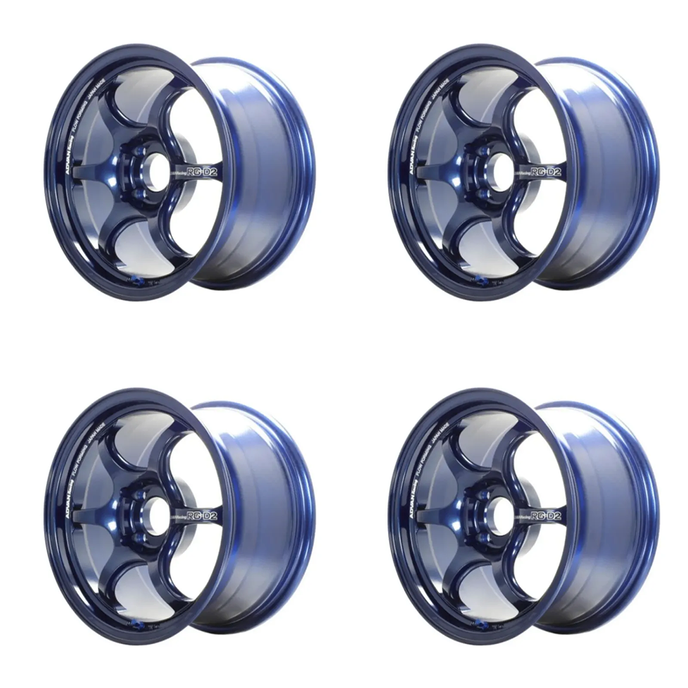(set of 4) Advan RG-D2 for Truck Racing Indigo Blue | 18x9" +0mm | 6x139.7mm Wheel