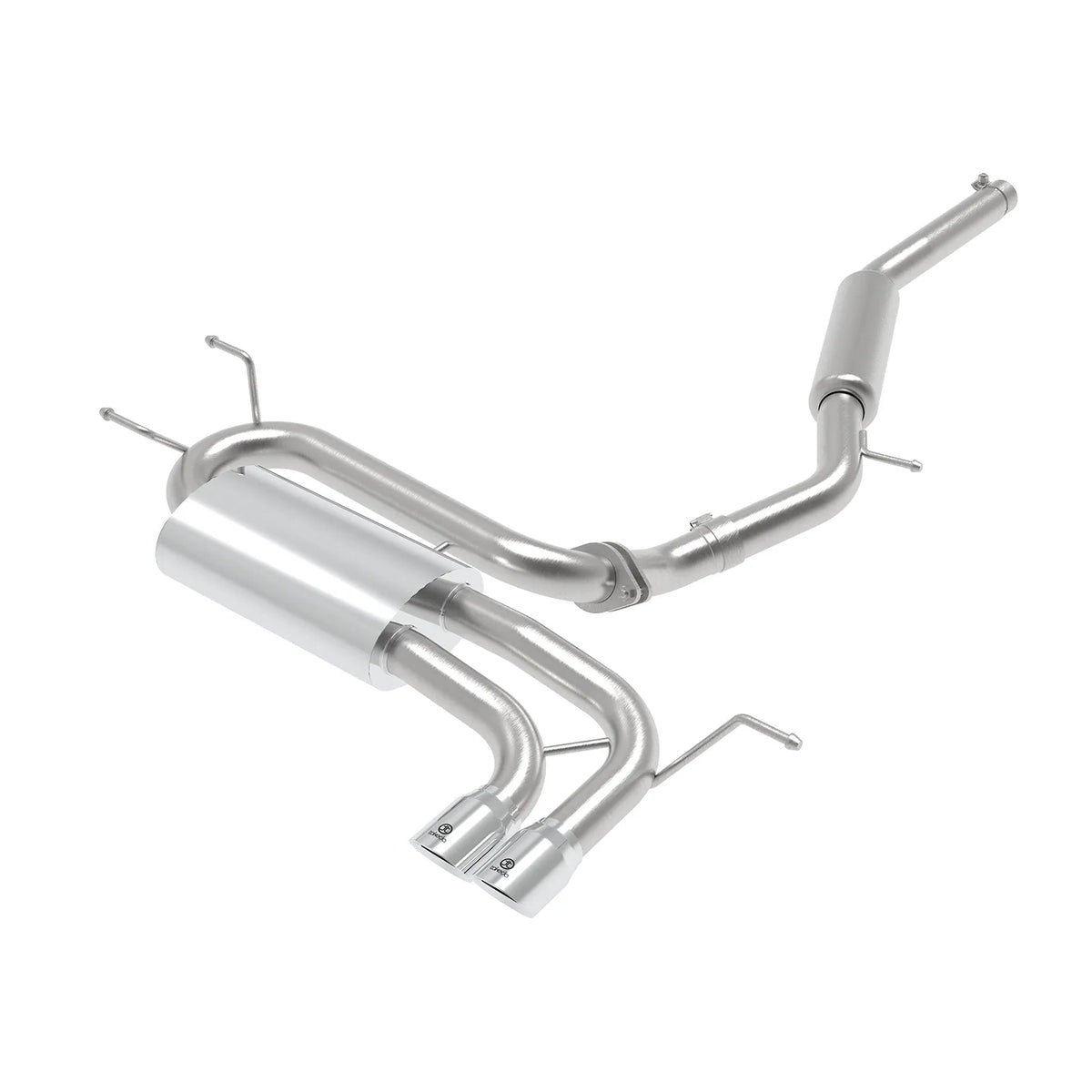 aFe Takeda 2-1/2in SS-304 Cat-Back Exhausts w/ Black Tip 16-19 Mazda MX-5 Miata ND 2.0T