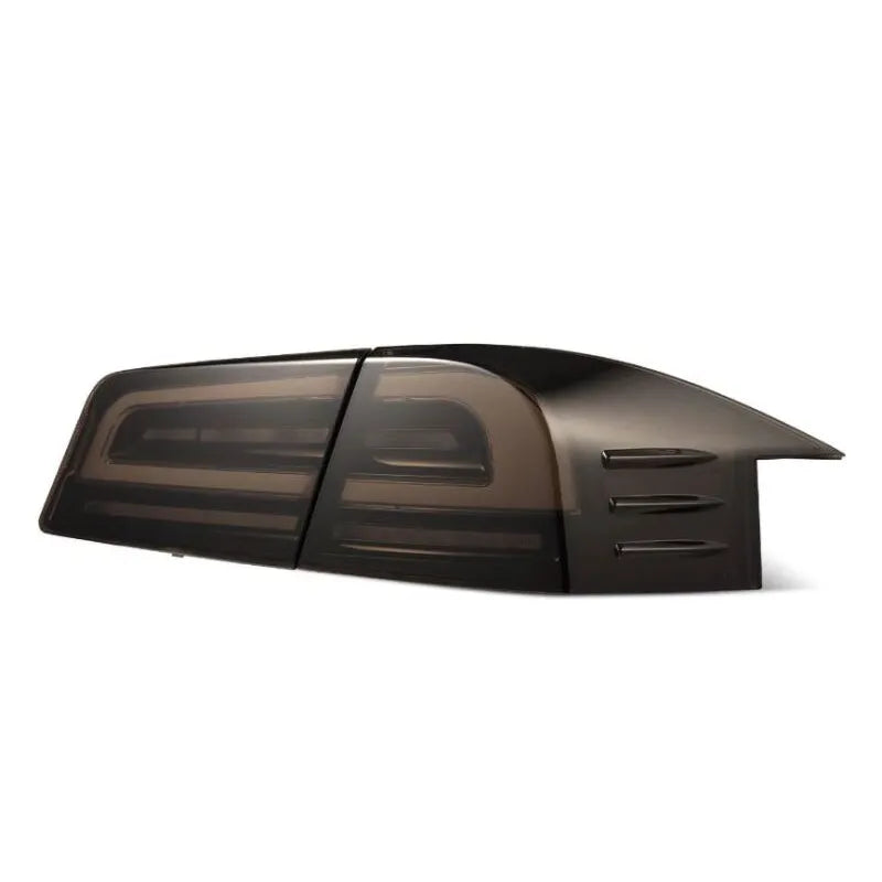AlphaRex 12-21 Tesla Model S LUXX-Series LED Tail Lights - Black