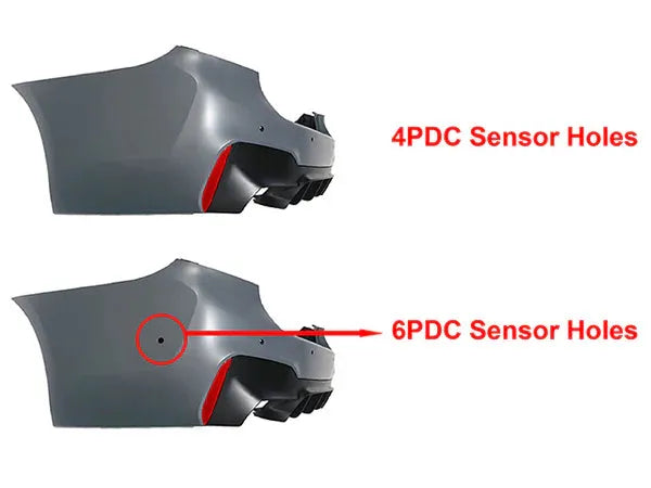 2017-2020 BMW G30 PRE-LCI M5 Style Rear Bumper