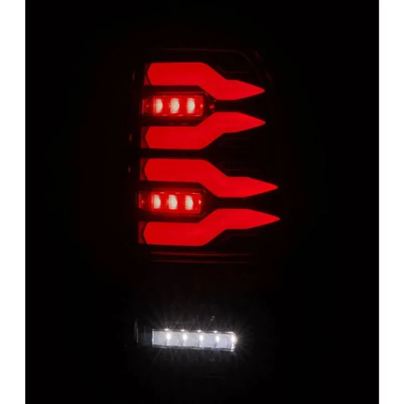 AlphaRex 97-03 Ford F150 / 99-16 Ford F250/F350/F450/F550 LUXX-Series LED Tail Lights - Alpha-Black