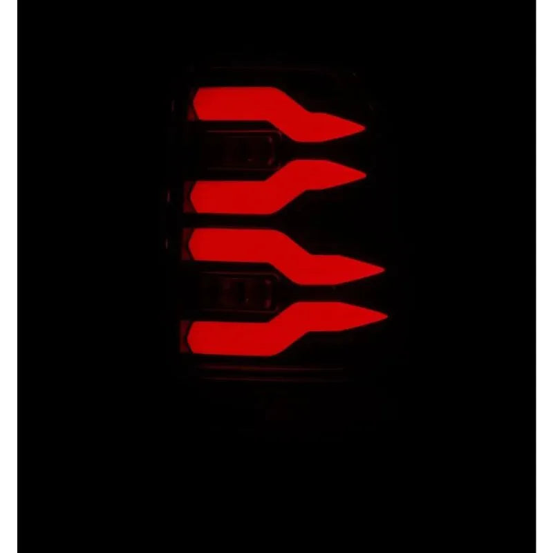 AlphaRex 97-03 Ford F150 / 99-16 Ford F250/F350/F450/F550 LUXX-Series LED Tail Lights - Alpha-Black