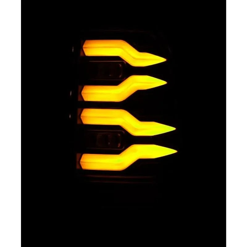 AlphaRex 97-03 Ford F150 / 99-16 Ford F250/F350/F450/F550 LUXX-Series LED Tail Lights - Alpha-Black