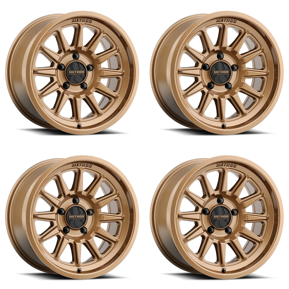 (set of 4) Method Wheels MR323 Gloss Bronze | 20x9" +12mm | 6x5.5mm Wheel