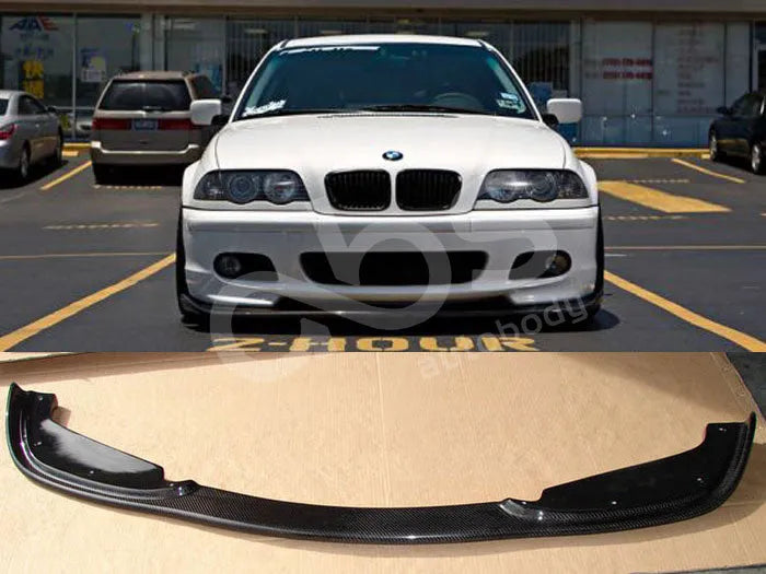 MC Style Carbon Fiber Front Lip - BMW E46 M3