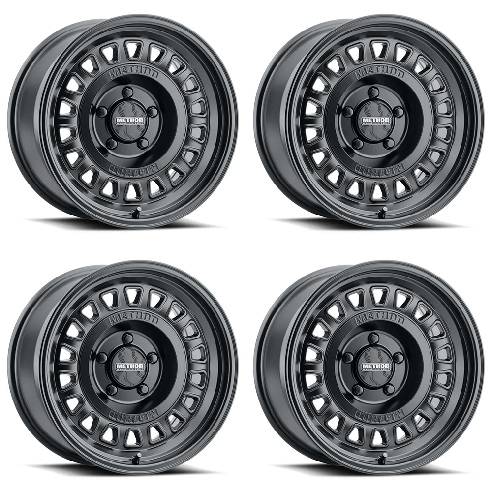 (set of 4) Method Wheels MR323 Gloss Black | 18x9" +12mm | 6x135mm Wheel