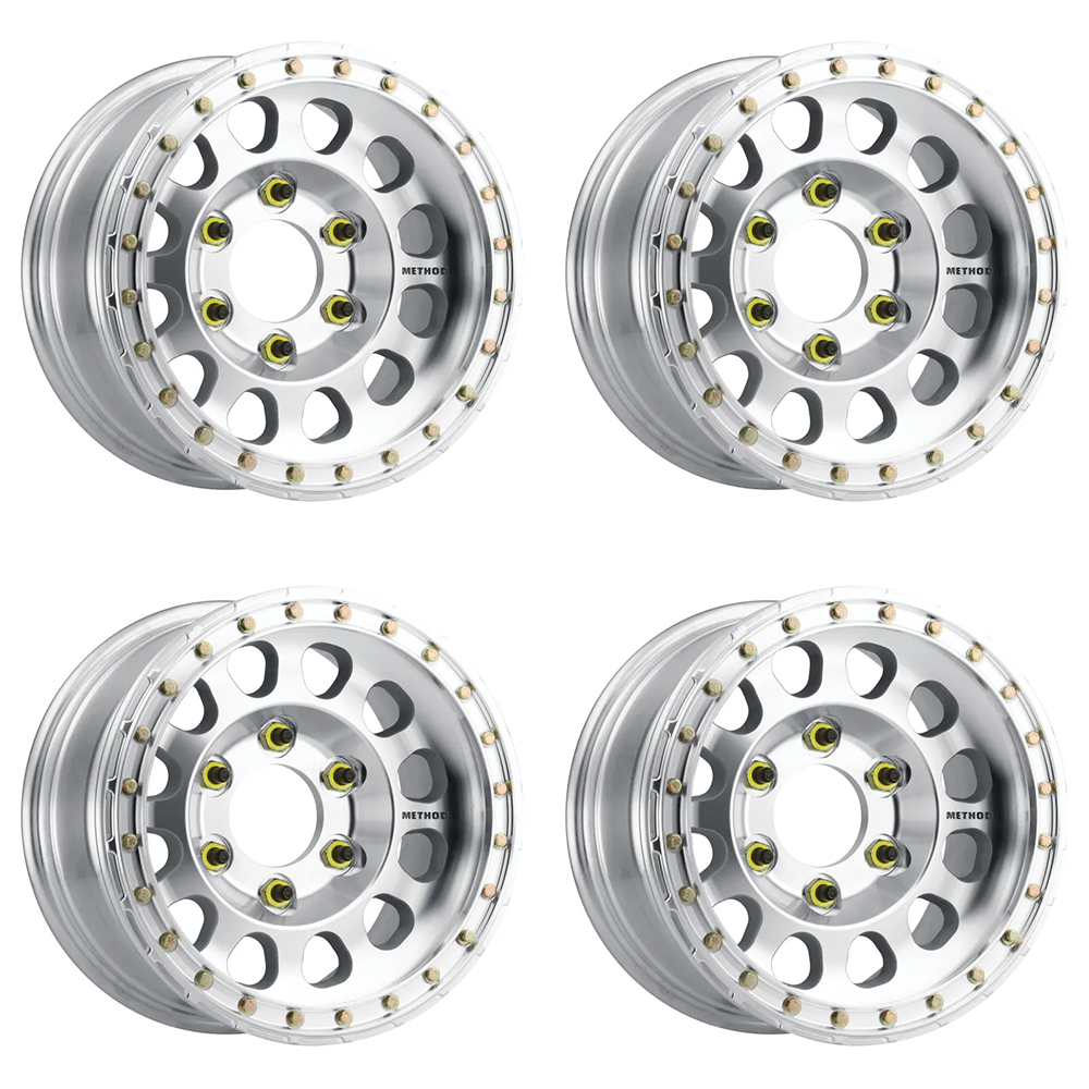 (set of 4) Method Wheels MR103 Machined - Raw | 17x9" -12mm | 5x5.5mm Wheel